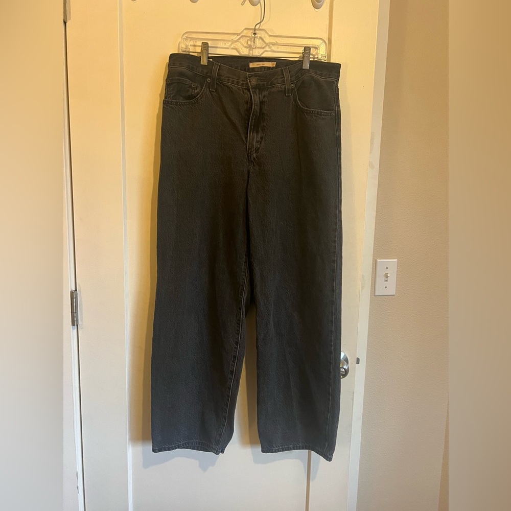 Levi's Baggy Dad Black Jeans